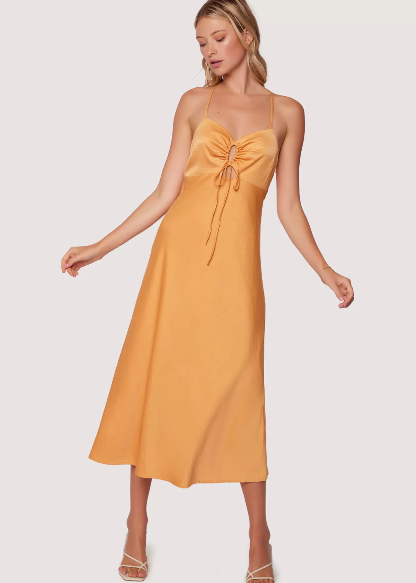 Lost + Wander Dresses* Sunset Midi Dress APRICOT