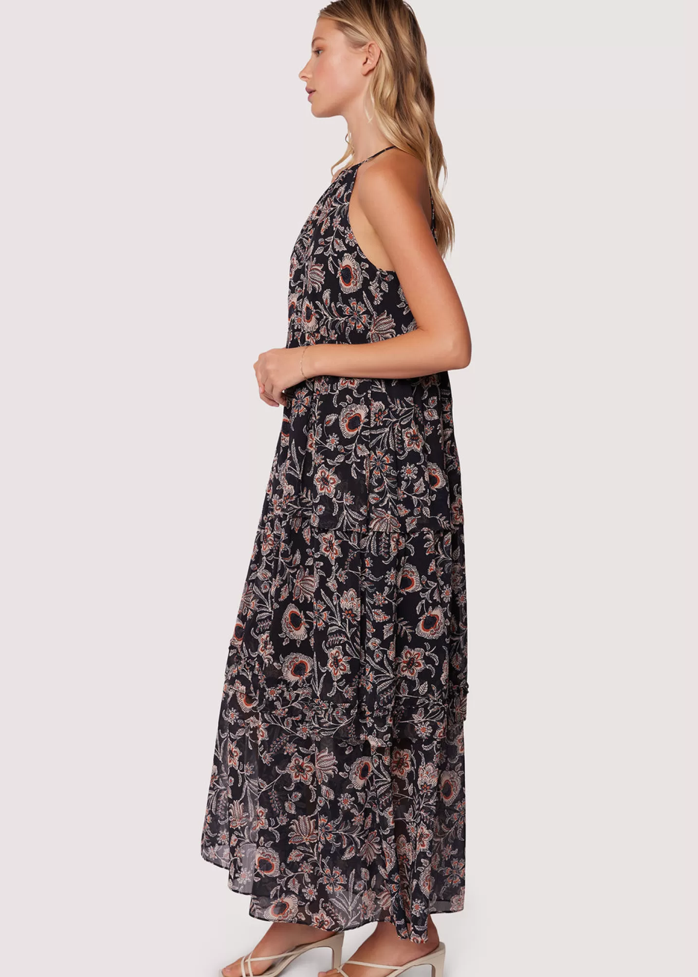 eclipse_of_the_heart_maxi_dress_154889.webp Lost + Wander Dresses*Eclipse Of The Heart Maxi Dress BLACK-CREAM-FLORAL