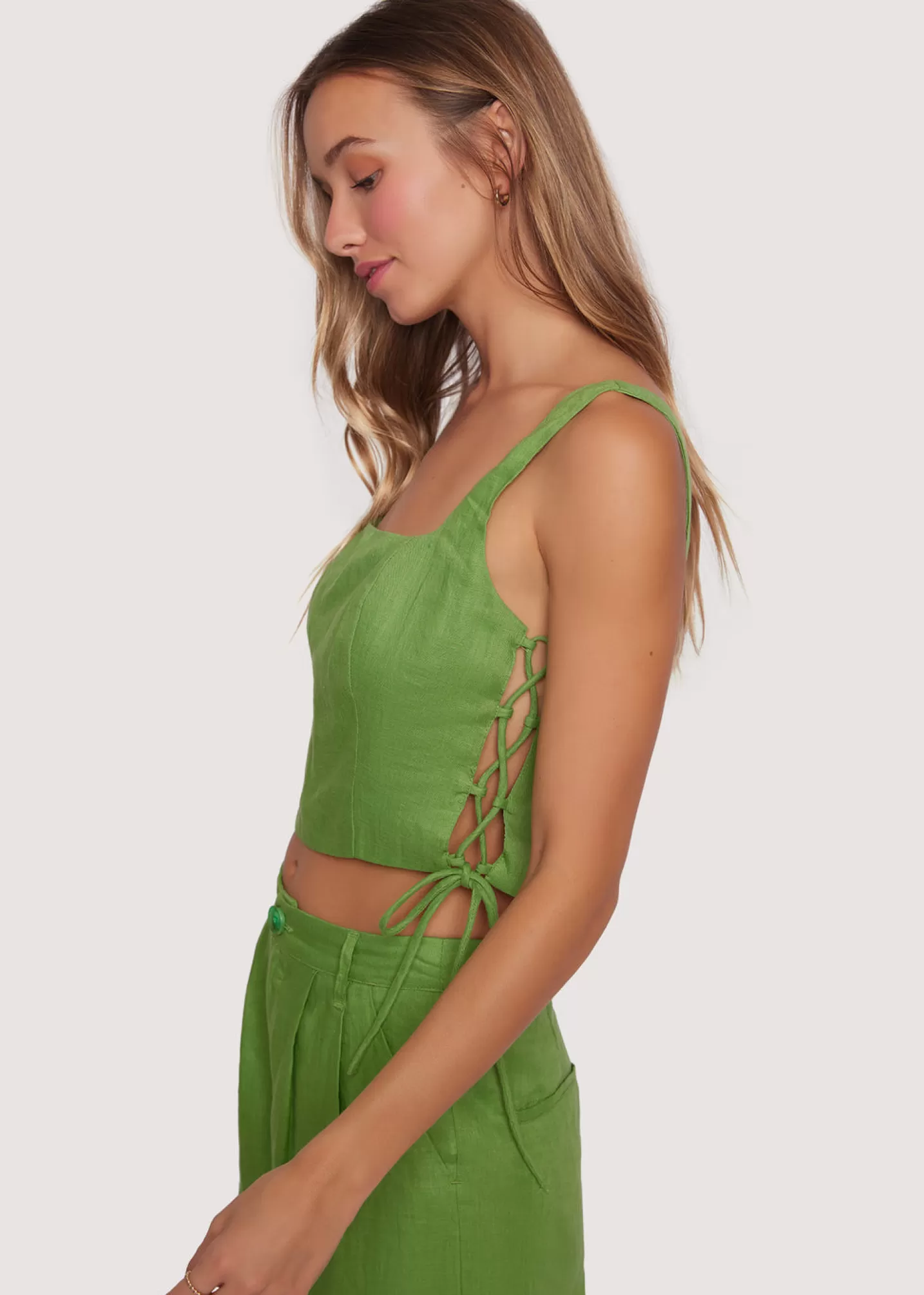 Lost + Wander Tops*Elia Top GARDEN-GREEN