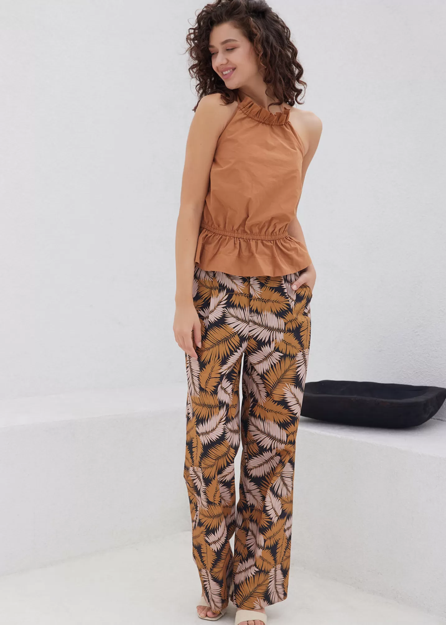 Lost + Wander Tops*Lady Like Charm Top RUST