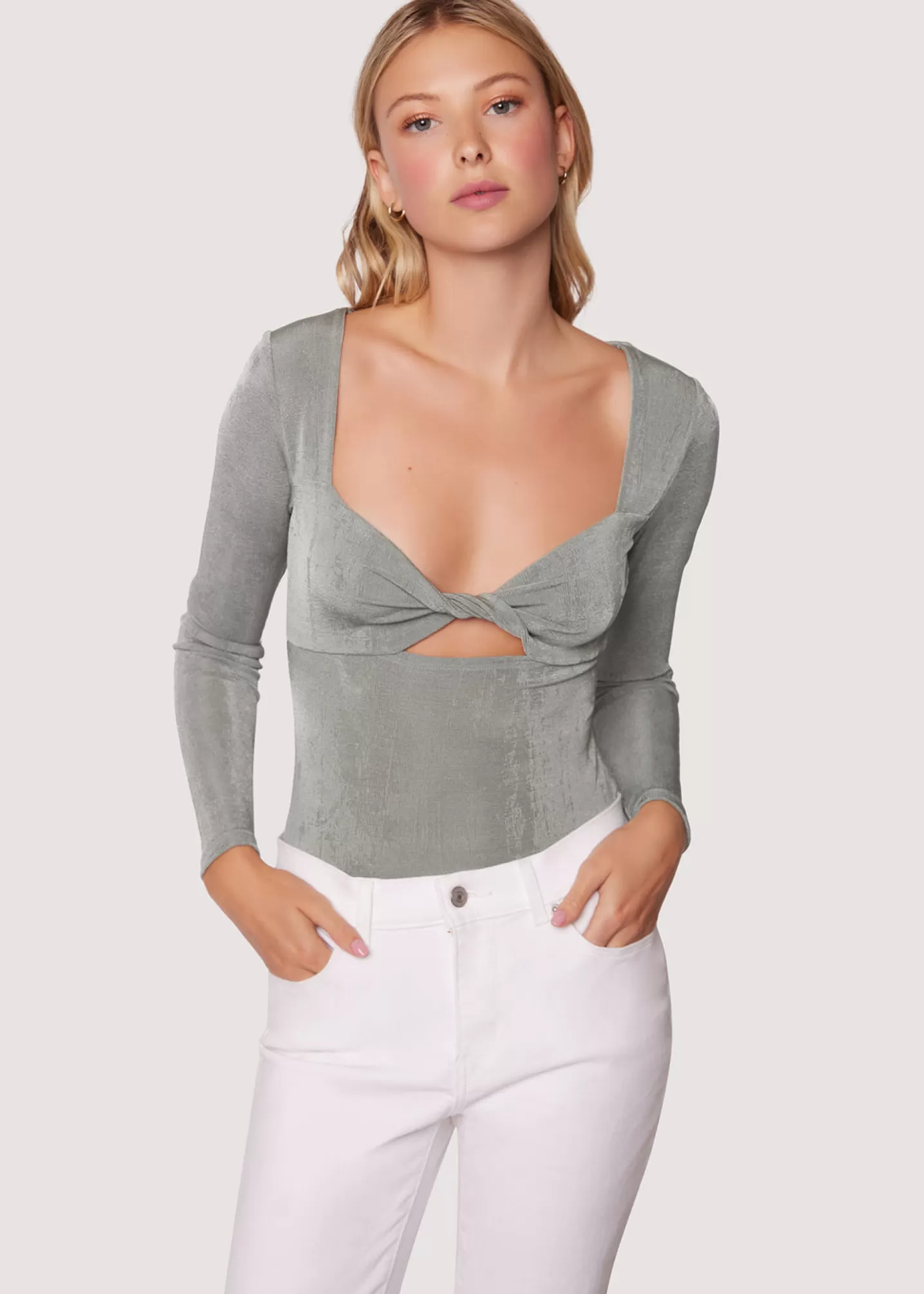 wild_sage_bodysuit_154060.webp Lost + Wander Tops*Wild Sage Bodysuit SAGE-GREEN