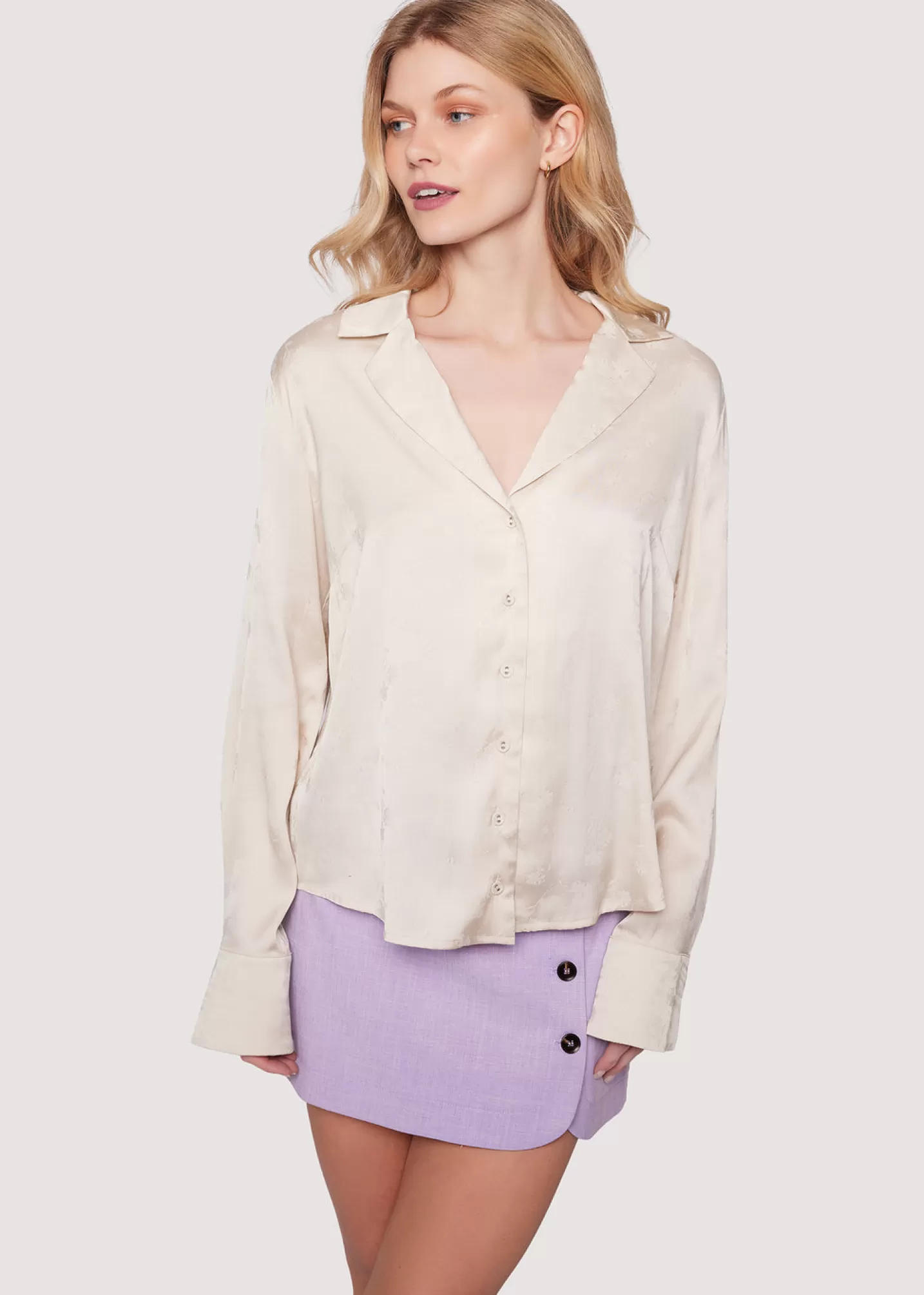 Lost + Wander Tops*Zephyr Lily Shirt SILVER